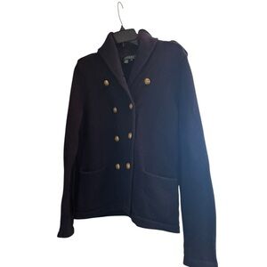 Ralph Lauren Women's Navy Double-Breasted Jacket